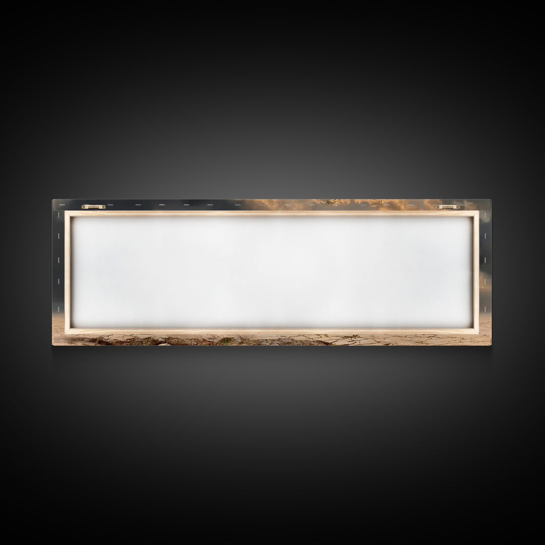 The Guiding Dawn – Framed Canvas Print – Christian Wall Art – Christian Art Canvas – Christmas Art – Panoramic Art – Christian Christmas De
