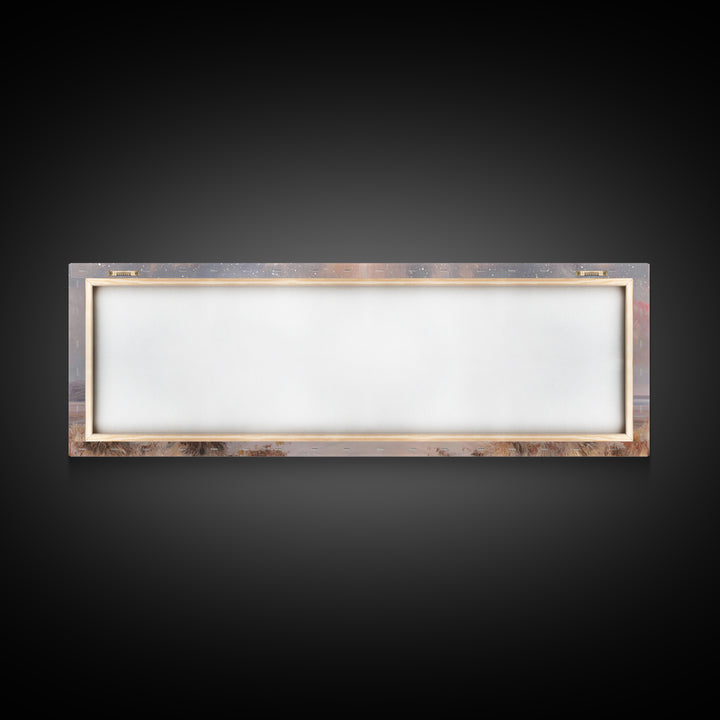 Desert Grace Light, Framed Canvas Print, Christian Art Canvas, Christian Wall Art, Panoramic Wall Art, Christmas Art, Christian Decor