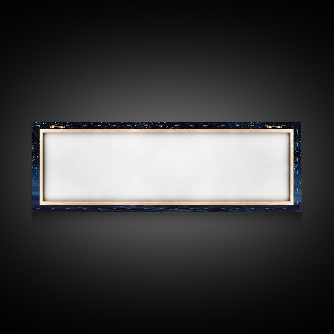 Night Of Wonder | Framed Canvas Print | Christian Christmas Art | Panoramic Art | Christian Art Canvas | Christmas Wall Art | Christian Dec