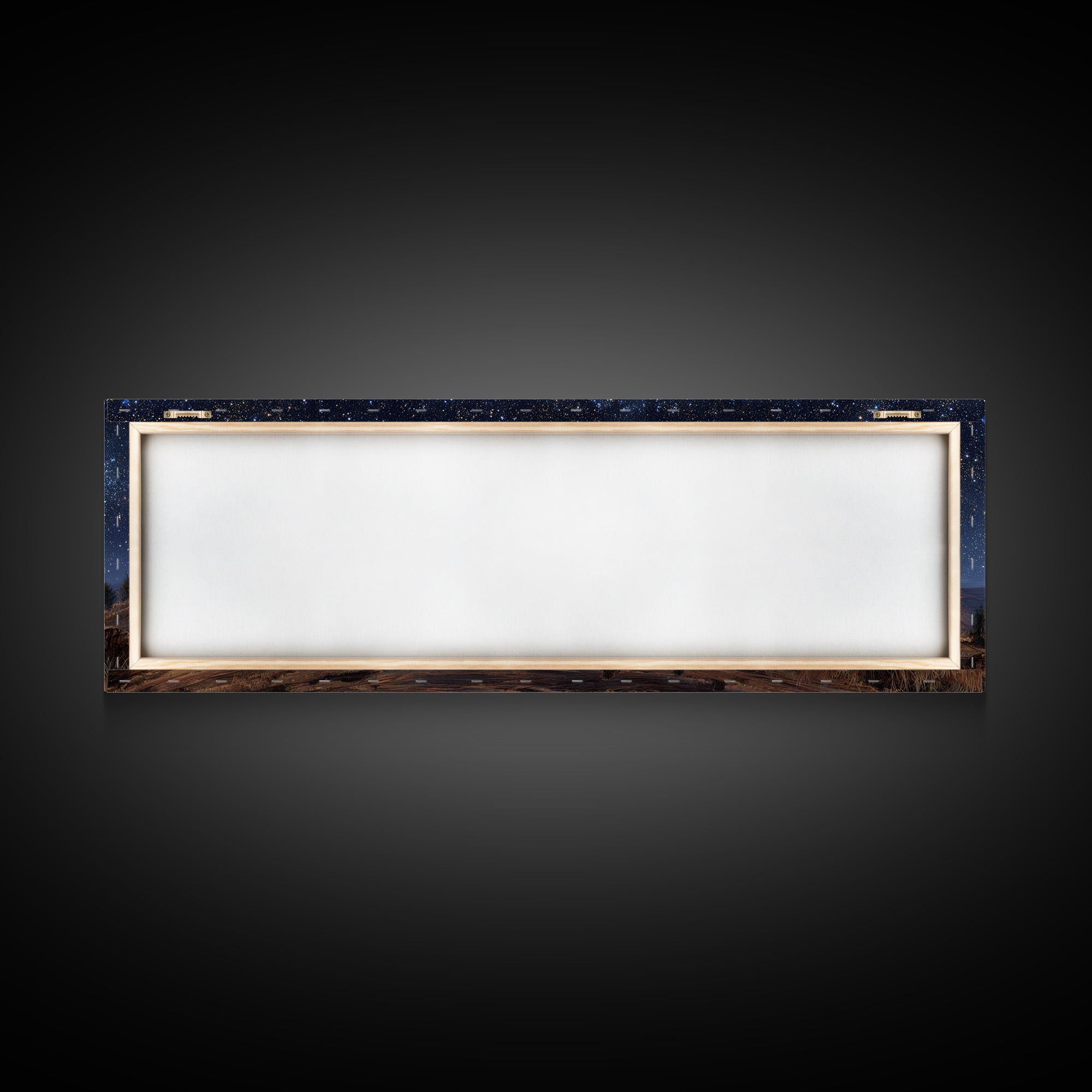 Heavenly Starland – Framed Canvas Print – Panoramic Painting – Christian Wall Art – Christian Christmas Art – Christian Art Canvas – Christ