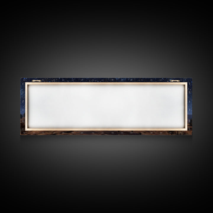 Heavenly Starland – Framed Canvas Print – Panoramic Painting – Christian Wall Art – Christian Christmas Art – Christian Art Canvas – Christ
