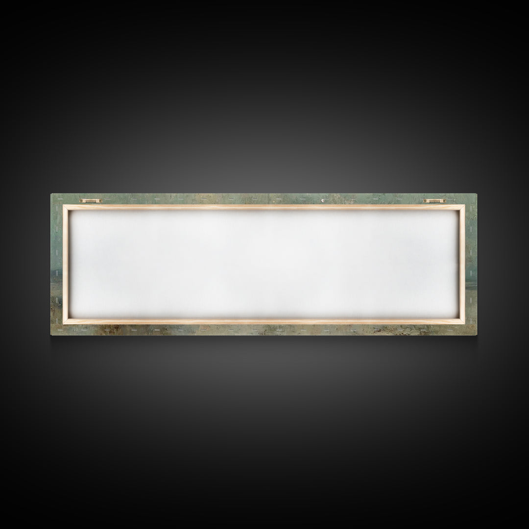 Three Kings Ascent – Framed Canvas Print – Christian Wall Art – Panoramic Art – Christmas Art – Christian Art Canvas – Jesus Painting – Chr