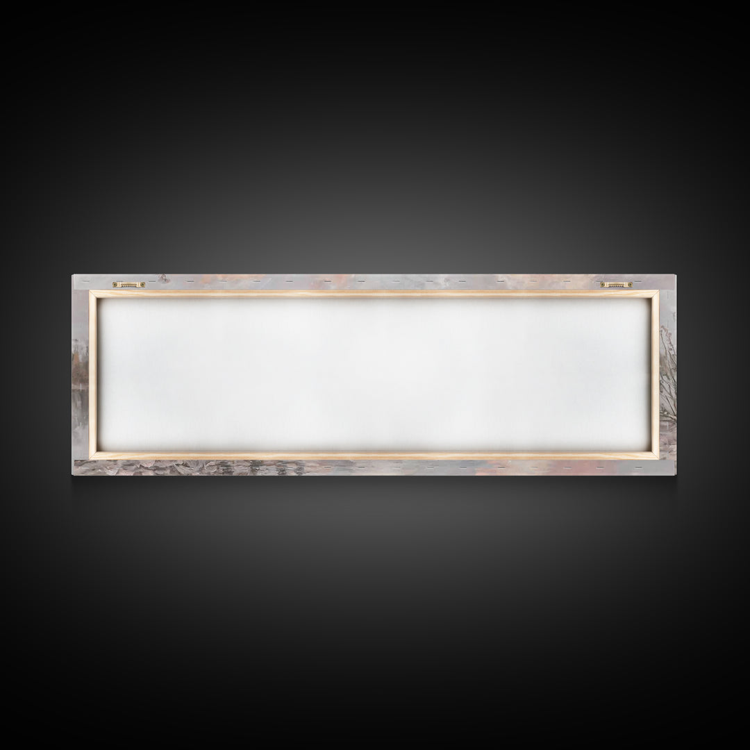Morning Peace, Framed Canvas Print, Panoramic Art, Christian Wall Art, Christian Art Canvas, Christian Art, Christian Gift, Christian Paint