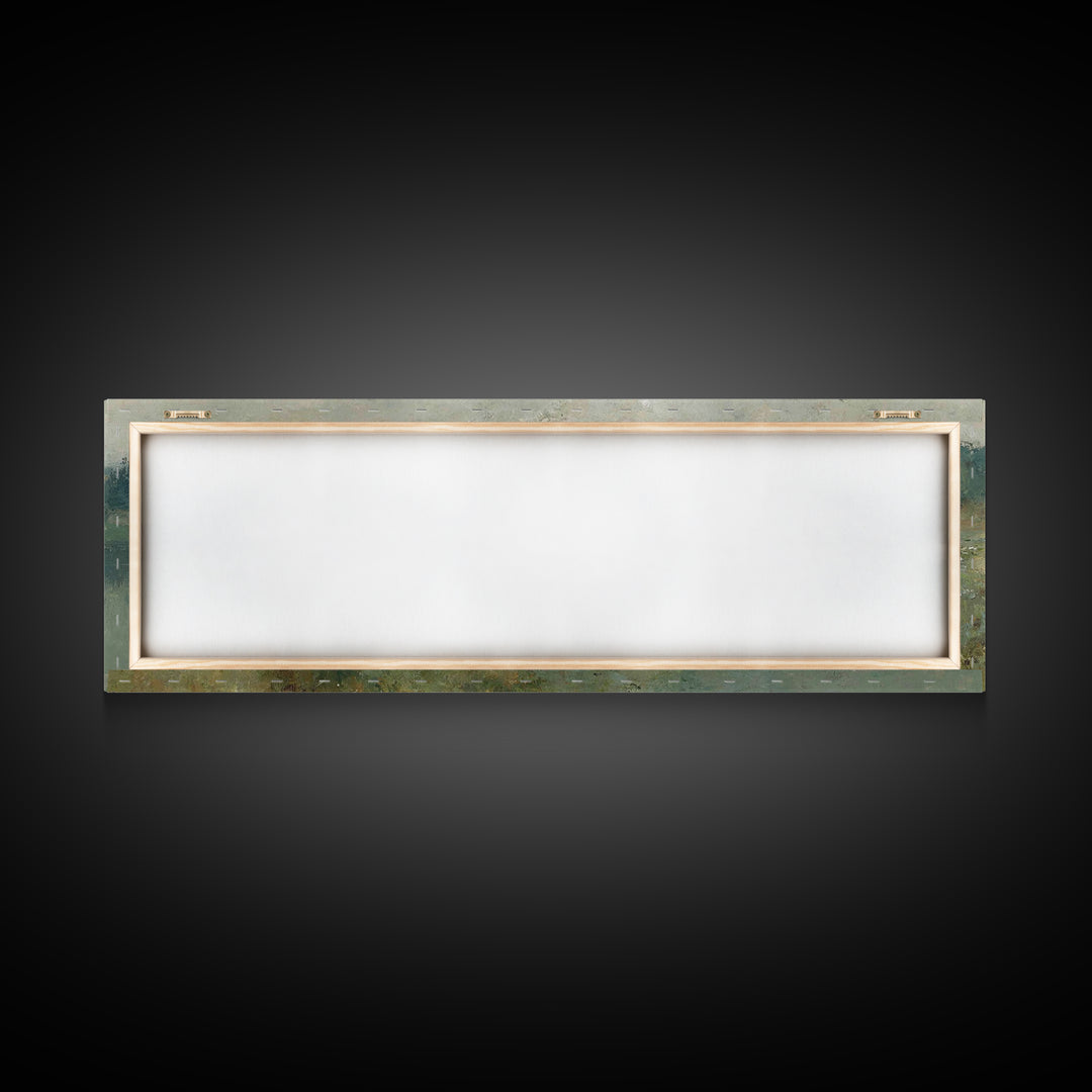 Pasture Of Grace, Framed Canvas Print, Panoramic Frame, Christian Art, Christian Wall Art, Christian Art Canvas, Christian Gift, Christian