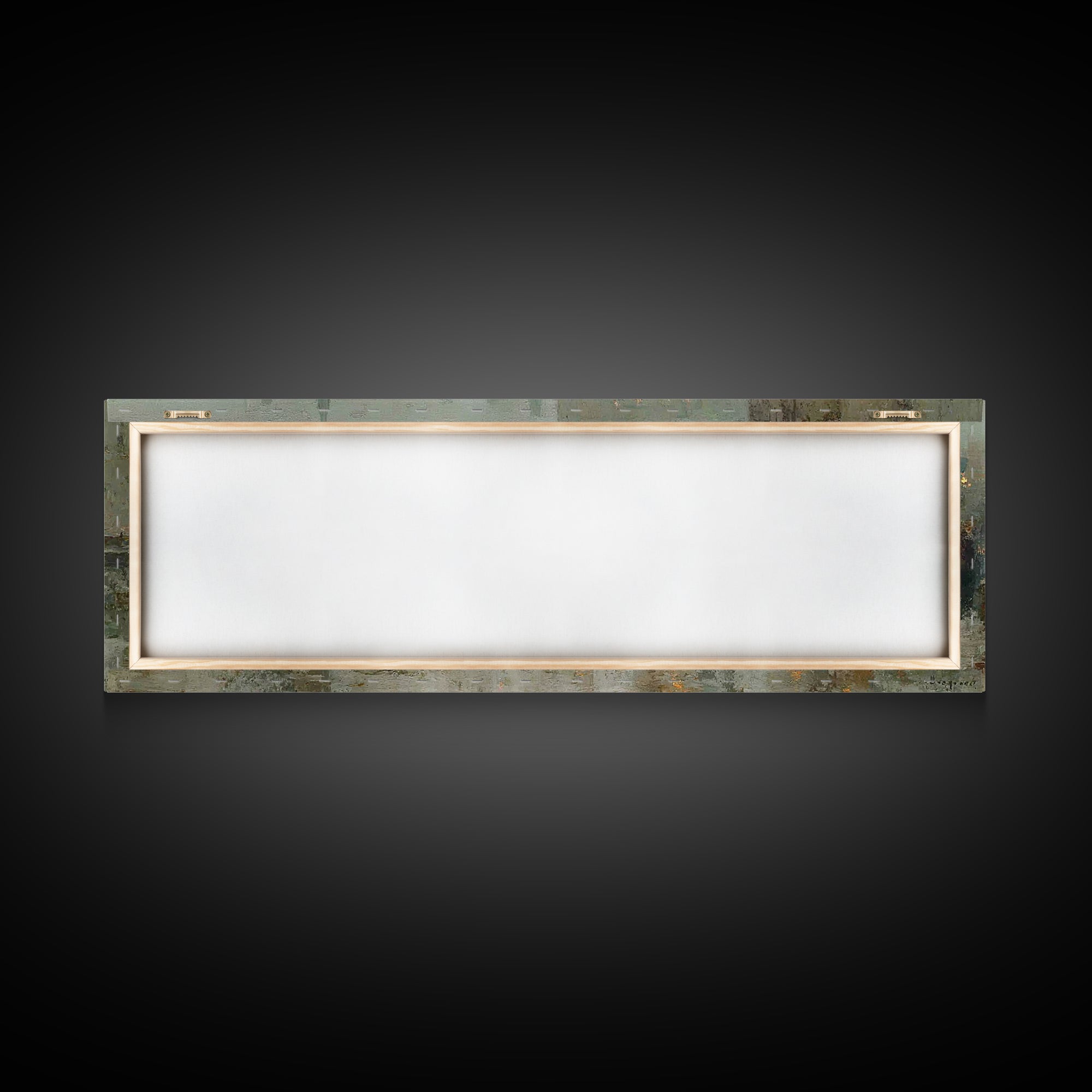 Candlelight Gathering Hope | Framed Canvas Print | Christian Wall Art | Panoramic Frame | Christian Art Canvas | Christmas Art | Faith Art
