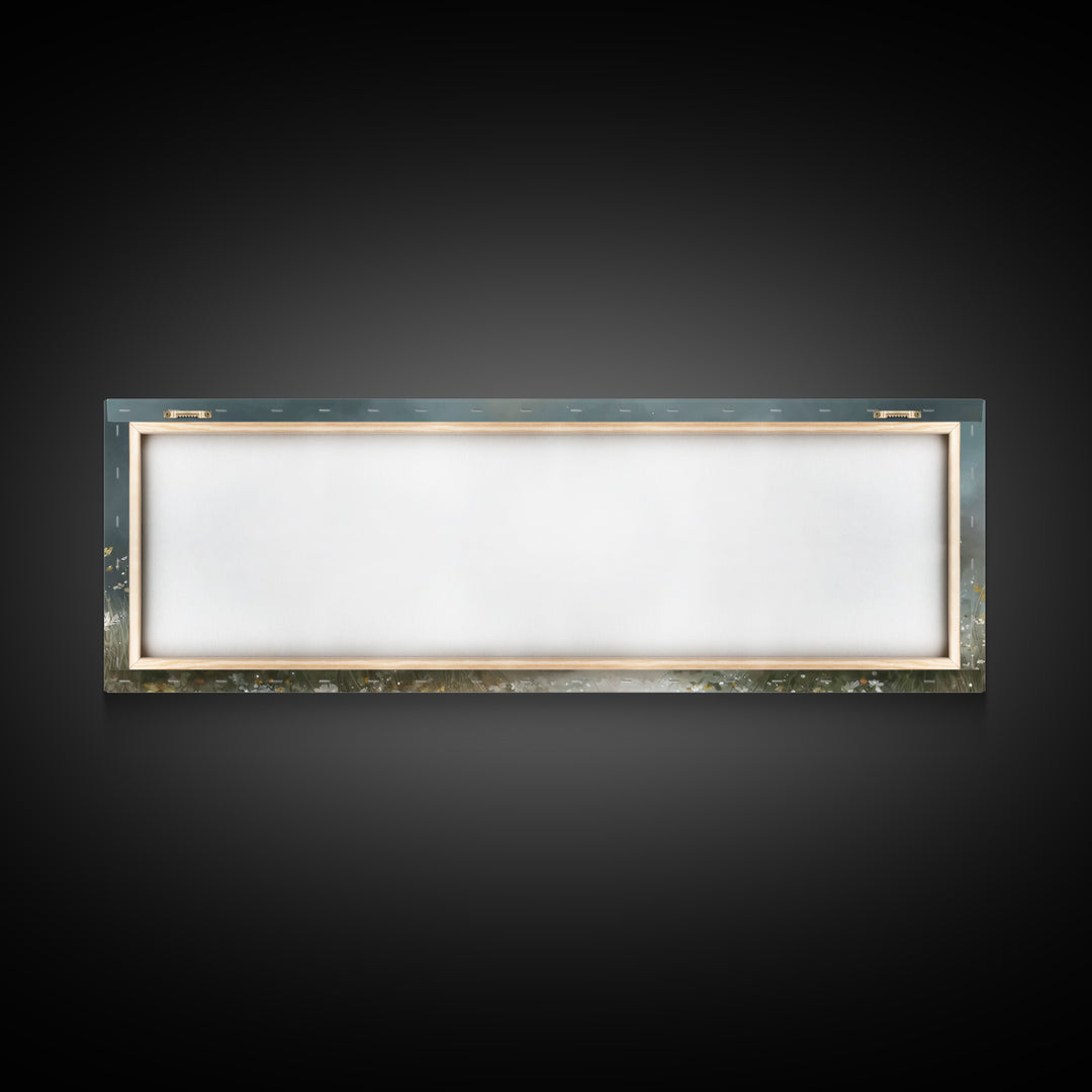 Stormlight Hope, Framed Canvas Print, Panoramic Painting, Moody Christian Art, Christian Art Work, Christian Canvas Art, Jesus Painting