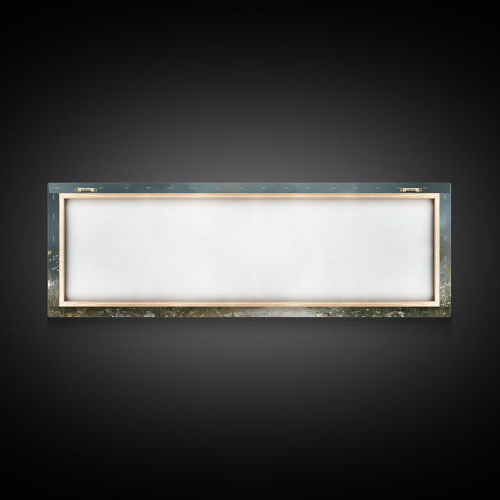 Stormlight Hope, Framed Canvas Print, Panoramic Painting, Moody Christian Art, Christian Art Work, Christian Canvas Art, Jesus Painting