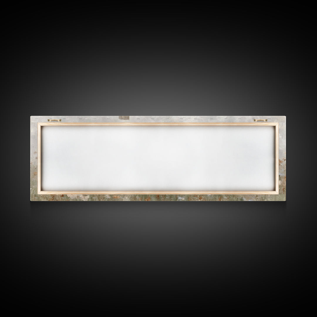 Gentle Faith Field, Framed Canvas Print, Panoramic Wall Art, Christian Art Canvas, Minimalist Christian Art, Christian Decoration, Large Ch