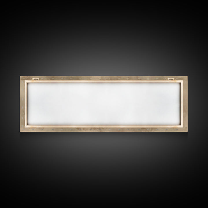 Soft Vigil Serenity - Framed Canvas Print - Christian Wall Art - Panoramic Art - Christian Christmas Art - Christian Art Canvas - Devotiona