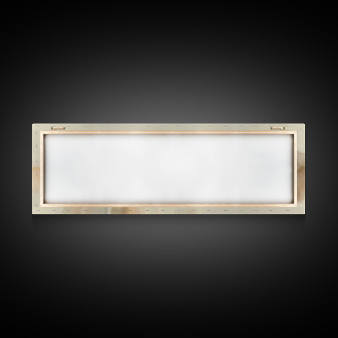 Heaven’s Gathering – Framed Canvas Print – Panoramic Wall Art – Christian Wall Art – Abstract Christian Art – Christian Art Canvas – Modern