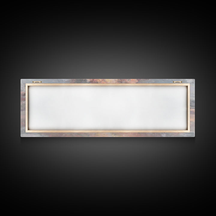Glory At Dawn – Framed Canvas Print – Panoramic Frame – Christian Art Canvas – Modern Christian Painting – Christian Christmas Art – Christ