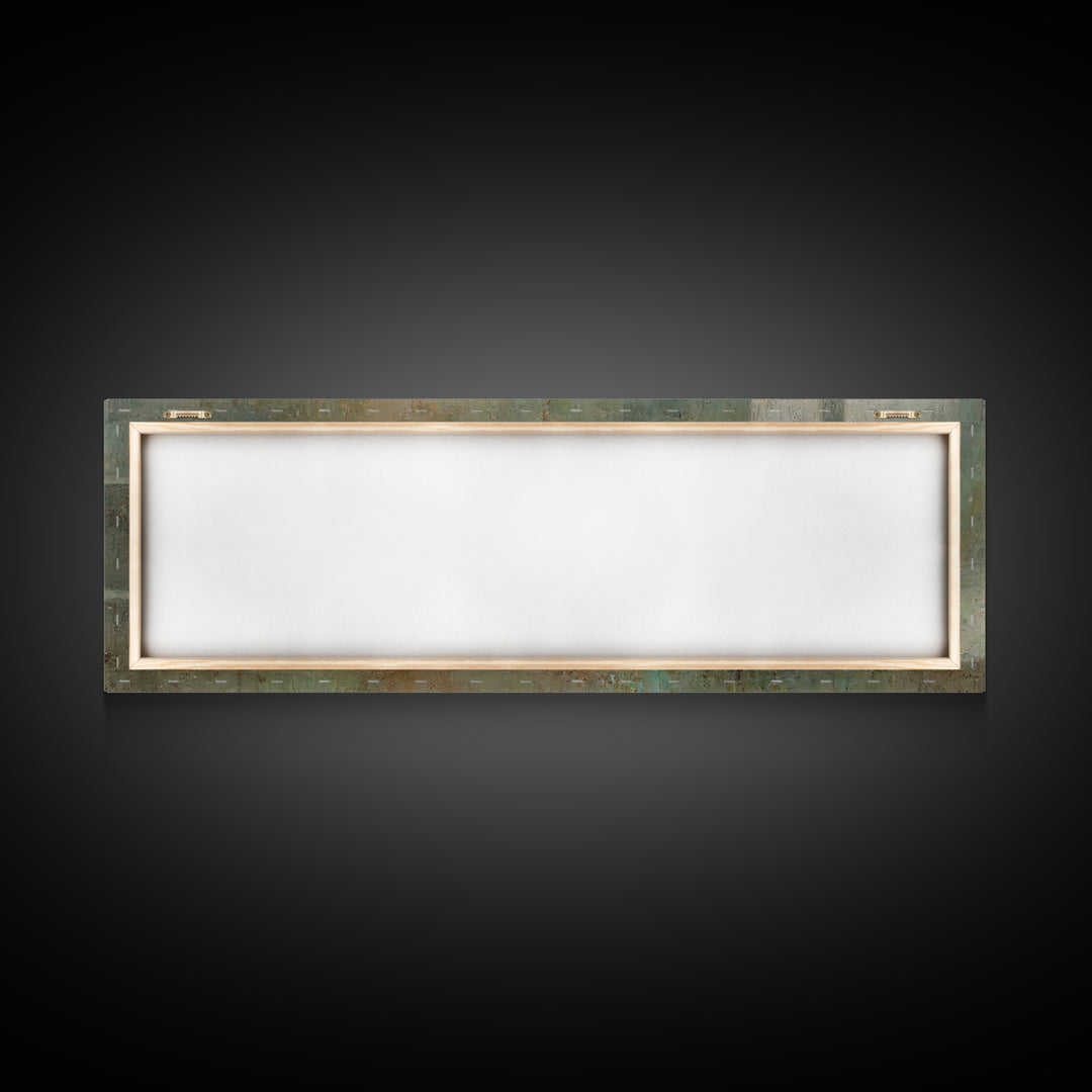 Sacred Study – Framed Canvas Print – Panoramic Painting – Christian Art Canvas – Christian Art Work – Christian Gift – Moody Christian Art