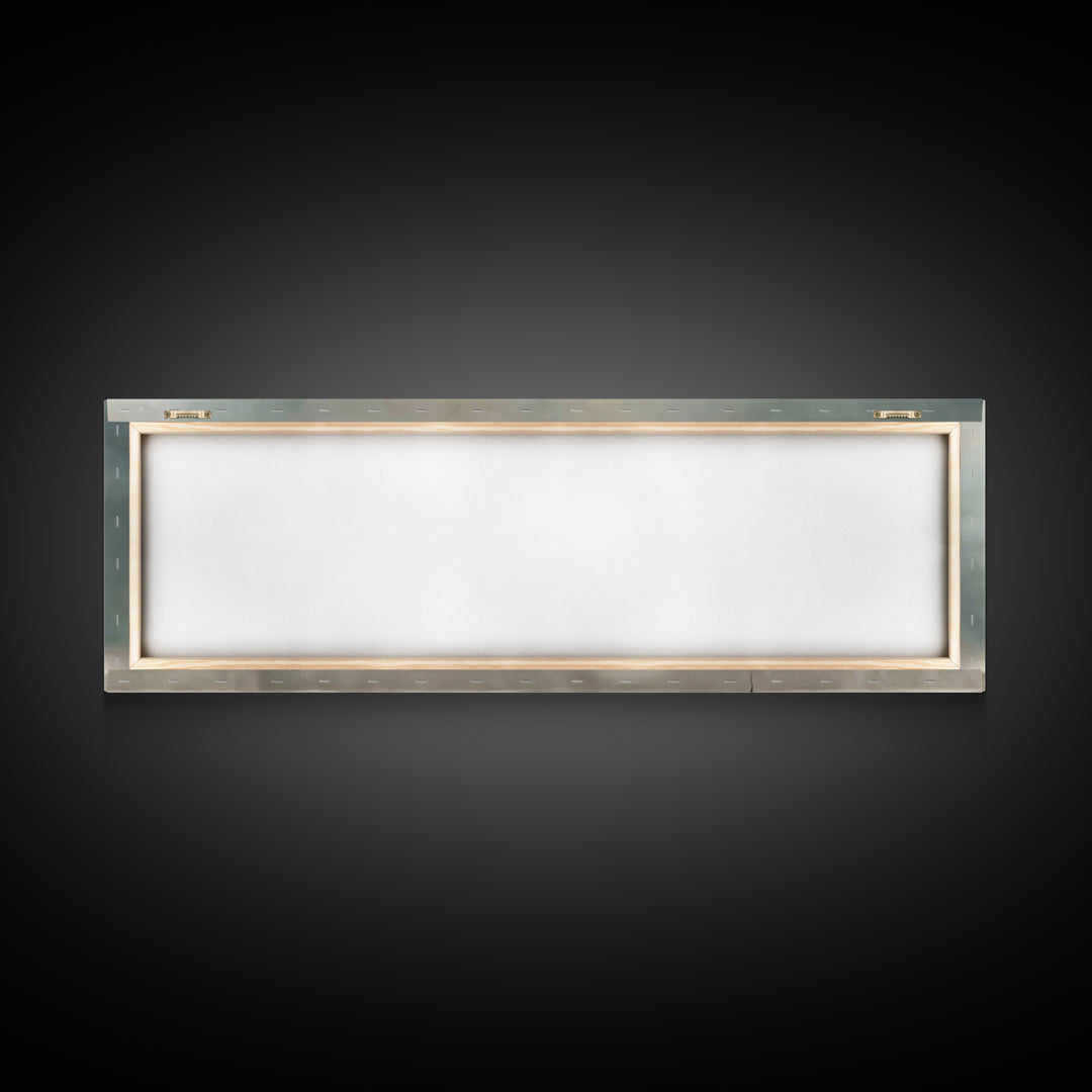 Candlelit Scripture | Framed Canvas Print | Christian Christmas Art | Panoramic Wall Art | Christian Art Canvas | Christian Painting | Chri