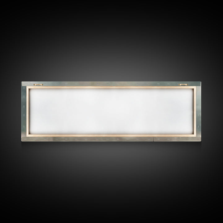 Candlelit Scripture | Framed Canvas Print | Christian Christmas Art | Panoramic Wall Art | Christian Art Canvas | Christian Painting | Chri