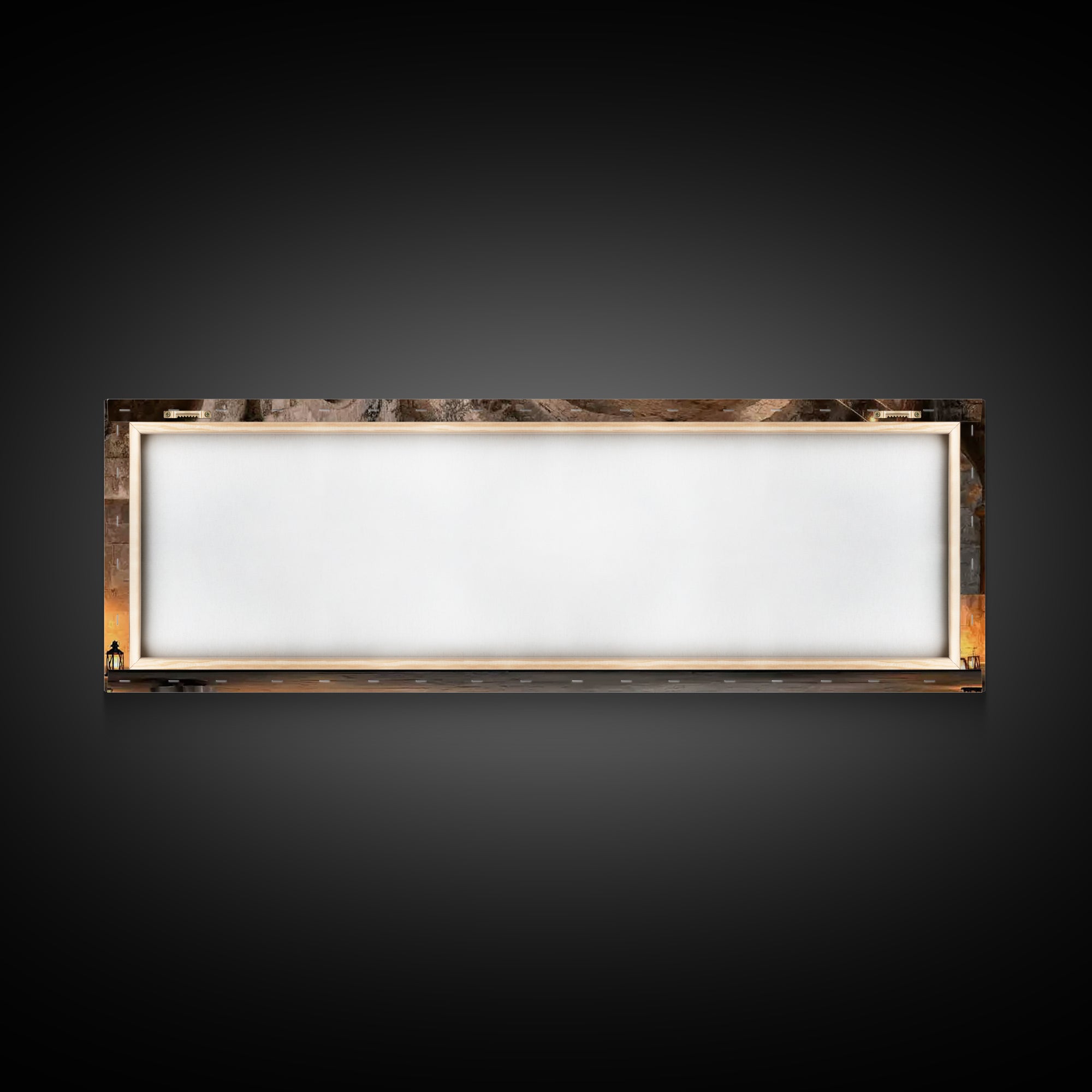 Holy Vigil | Framed Canvas Print | Christian Wall Art | Panoramic Art | Christmas Art | Christian Art Canvas | Christian Christmas Decor