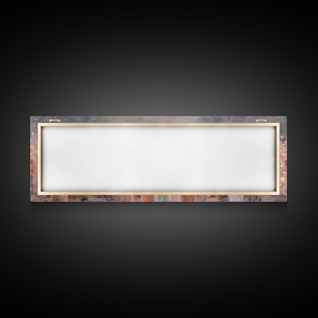 Endless Candle Choir | Framed Canvas Print | Christian Wall Art | Panoramic Print | Christian Art Canvas | Christmas Art | Worship Art