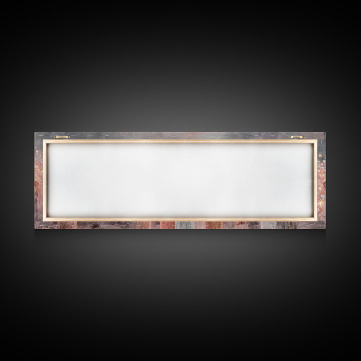 Endless Candle Choir | Framed Canvas Print | Christian Wall Art | Panoramic Print | Christian Art Canvas | Christmas Art | Worship Art