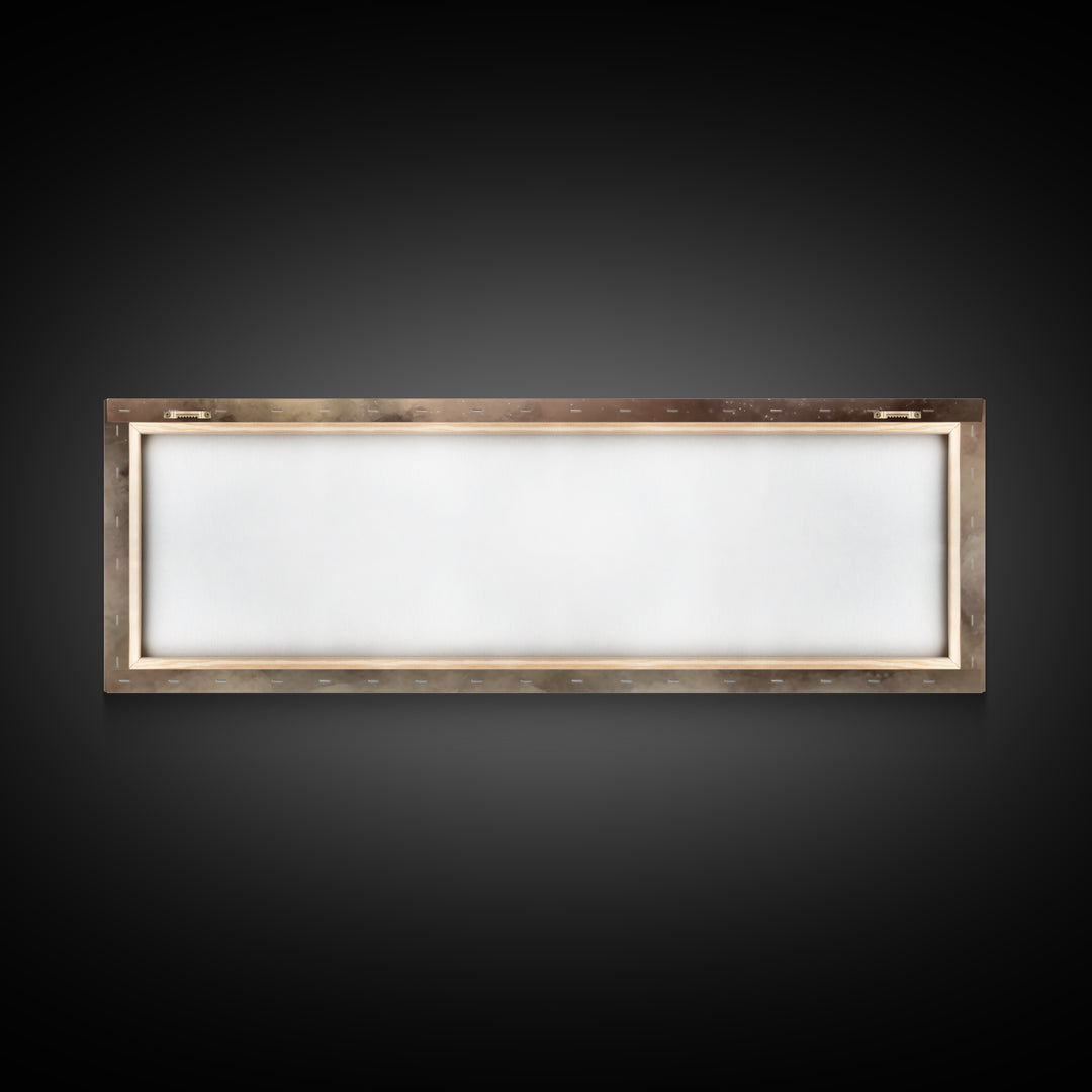 Heavenly Radiance | Framed Canvas Print | Panoramic Wall Art | Christian Art Canvas | Christmas Art | Christian Painting | Christian Decora