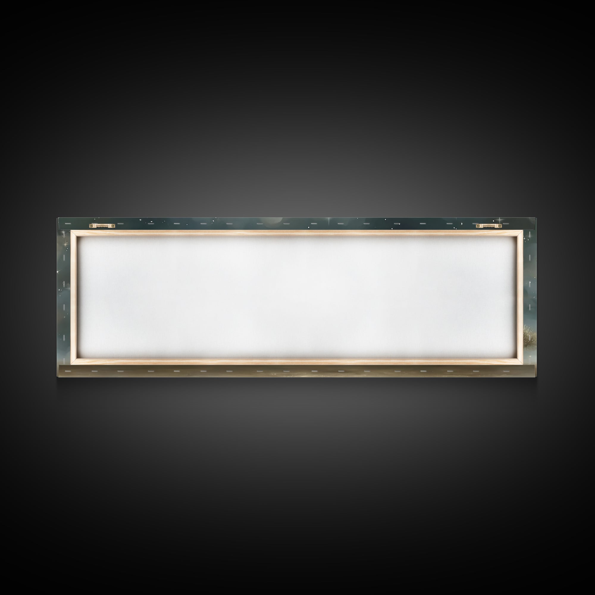 Star Of Salvation – Framed Canvas Print – Panoramic Wall Art – Christian Christmas Art – Christian Art Canvas – Christian Painting – Christ