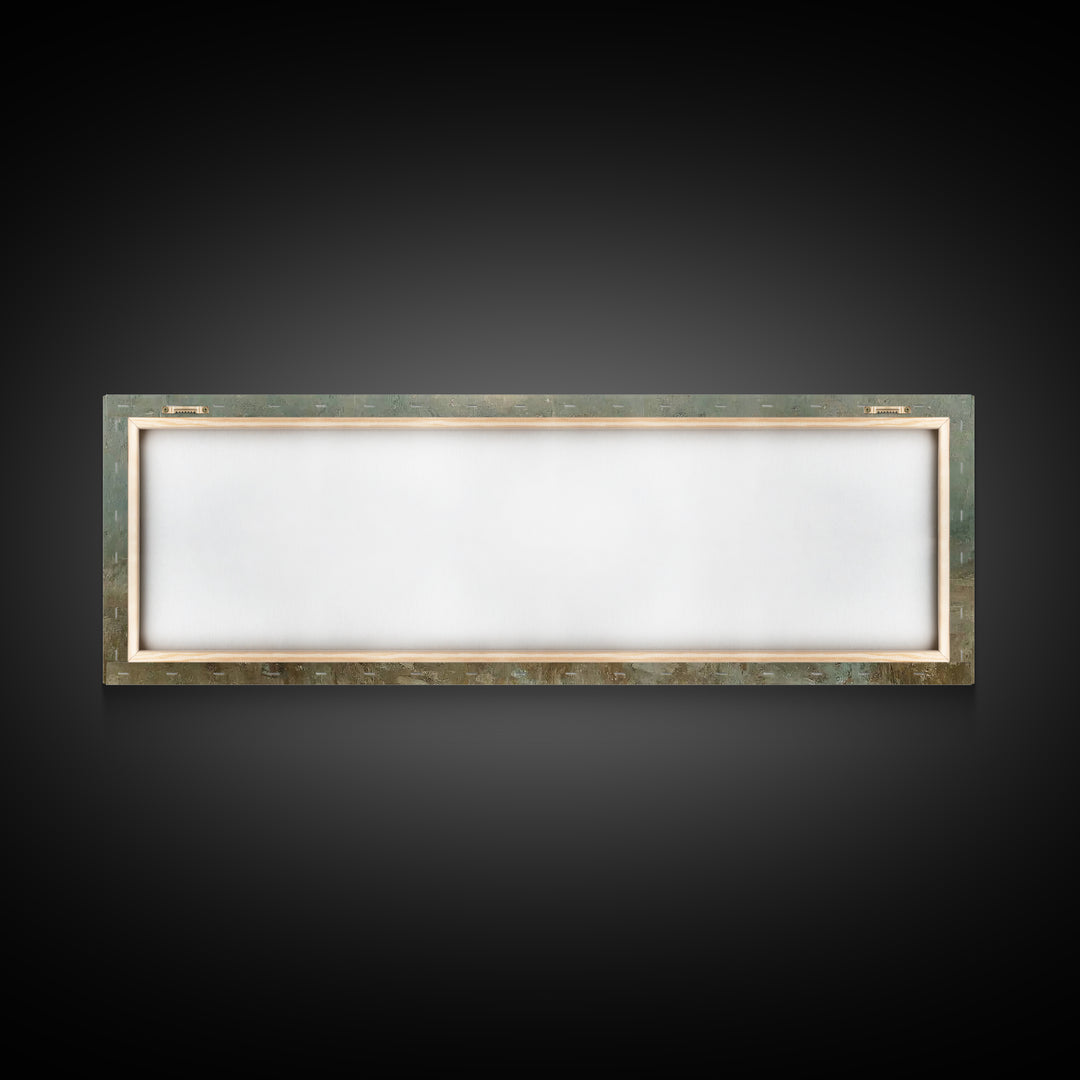 Angelic Herald, Framed Canvas Print, Panoramic Painting, Christian Art Canvas, Christian Wall Art, Christian Christmas Art, Jesus Art Print