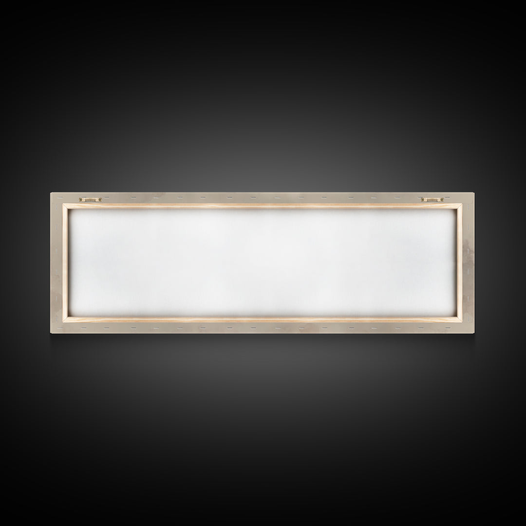 Sacred Proclamation – Framed Canvas Print – Panoramic Wall Art – Christian Art Canvas – Christian Christmas Art – Christian Painting – Jesu