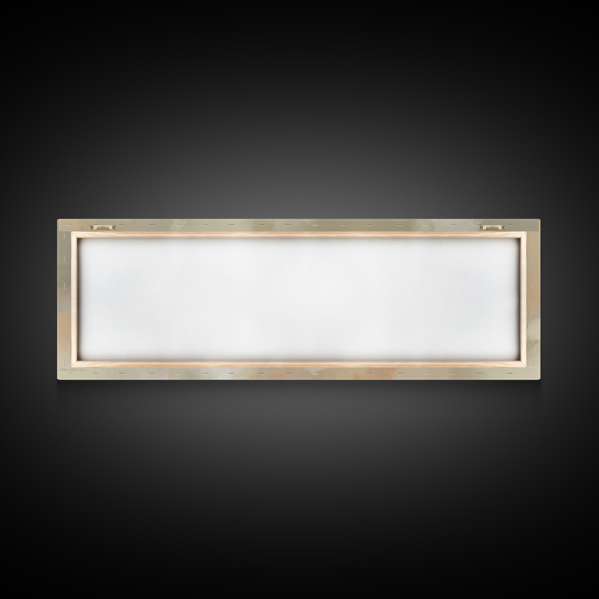 Silent Lantern Line – Framed Canvas Print – Christian Wall Art – Panoramic Painting – Christian Art Canvas – Faith Art – Christmas Art
