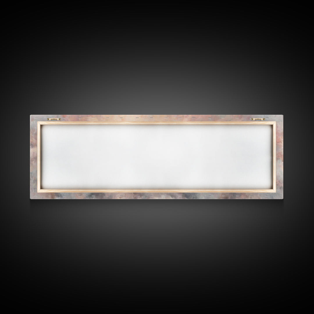 Heavenly Herald, Framed Canvas Print, Christian Wall Art, Christian Art Canvas, Panoramic Art, Christian Painting, Christmas Art