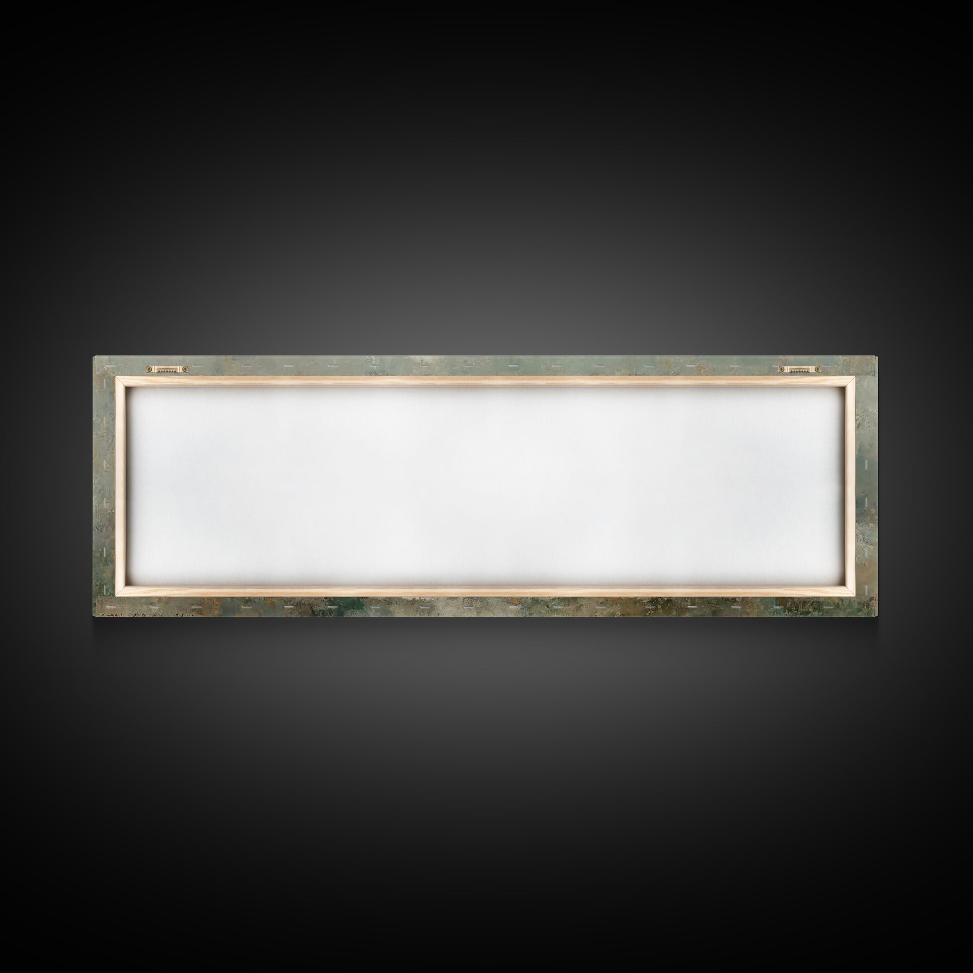 Angelic Proclamation | Framed Canvas Print | Christian Art Canvas | Panoramic Wall Art | Christian Painting | Christmas Art | Christian Dec
