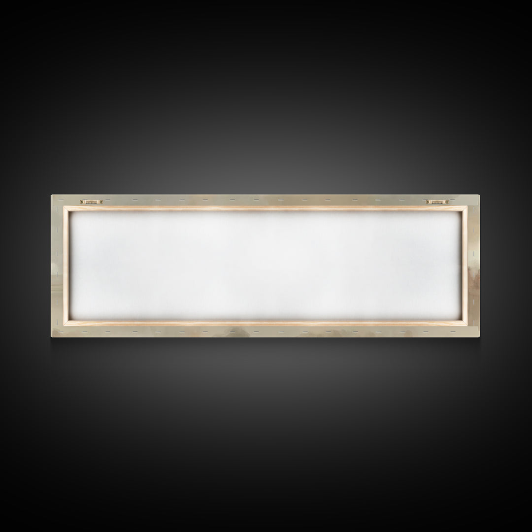 Sacred Procession | Framed Canvas Print | Christian Christmas Art | Panoramic Print | Christian Art | Christmas Wall Art | Christian Decor