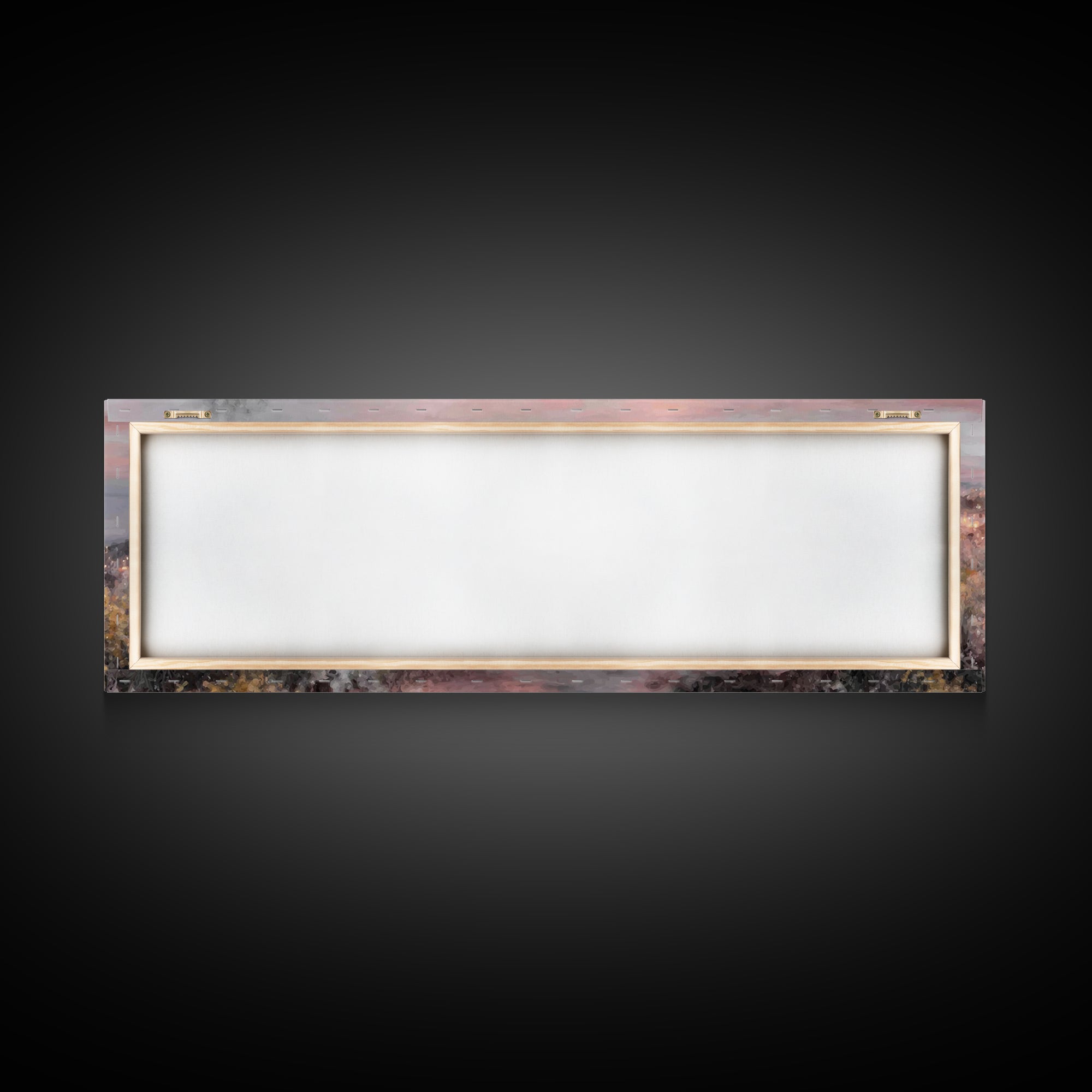 Evening Vigil, Framed Canvas Print, Christian Art Canvas, Panoramic Painting, Christmas Art, Christian Painting, Christian Wall Art