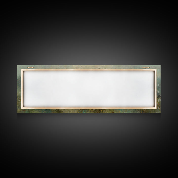 Twilight Assembly | Framed Canvas Print | Christian Wall Art | Christian Art Print | Panoramic Art | Christmas Art | Christian Decor