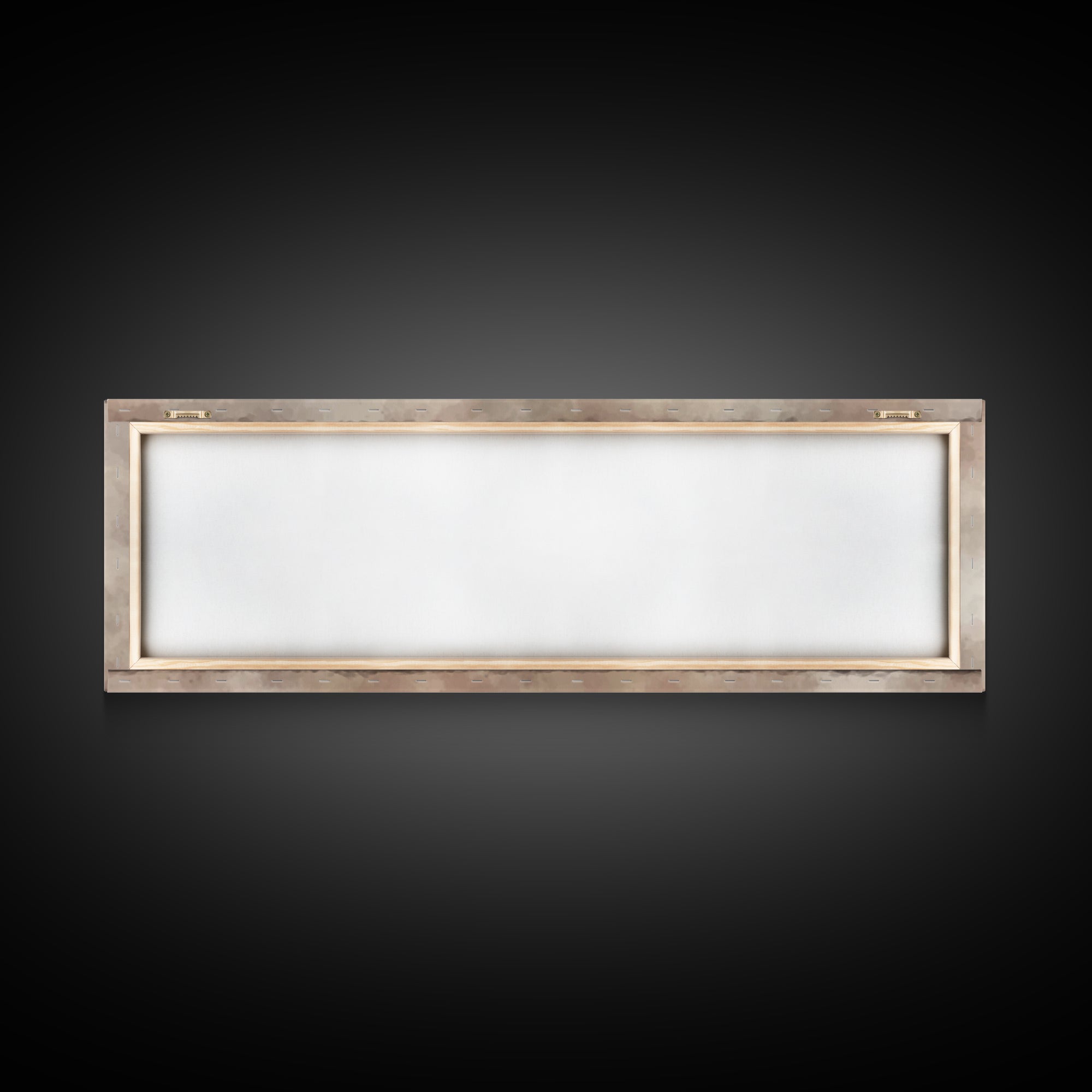 Worn Cross | Framed Canvas Print | Christian Art | Panoramic Painting | Christian Wall Art | Christian Art Canvas | Christian Artwork