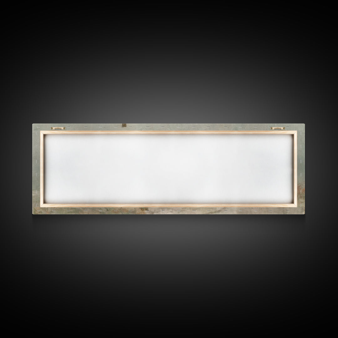 Field Of Salvation, Framed Canvas Print, Christian Art Canvas, Panoramic Art, Christian Painting, Christian Wall Art, Christian Decor