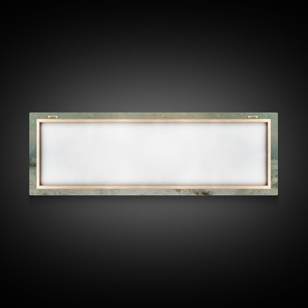 Winter Redemption – Framed Canvas Print – Panoramic Frame – Christian Art – Christian Art Canvas – Christian Wall Art – Christian Painting