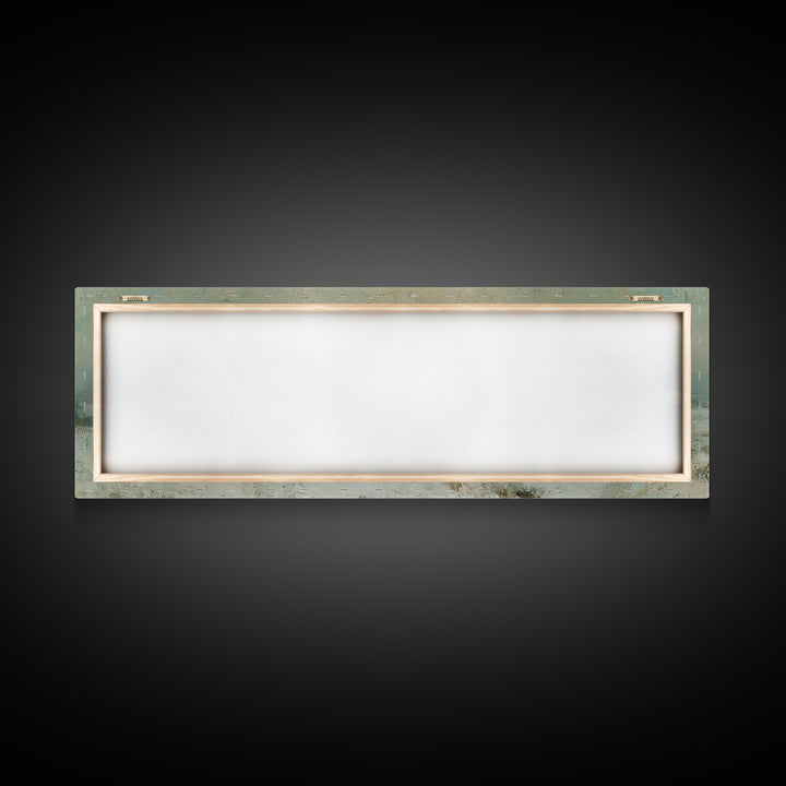 Winter Redemption – Framed Canvas Print – Panoramic Frame – Christian Art – Christian Art Canvas – Christian Wall Art – Christian Painting