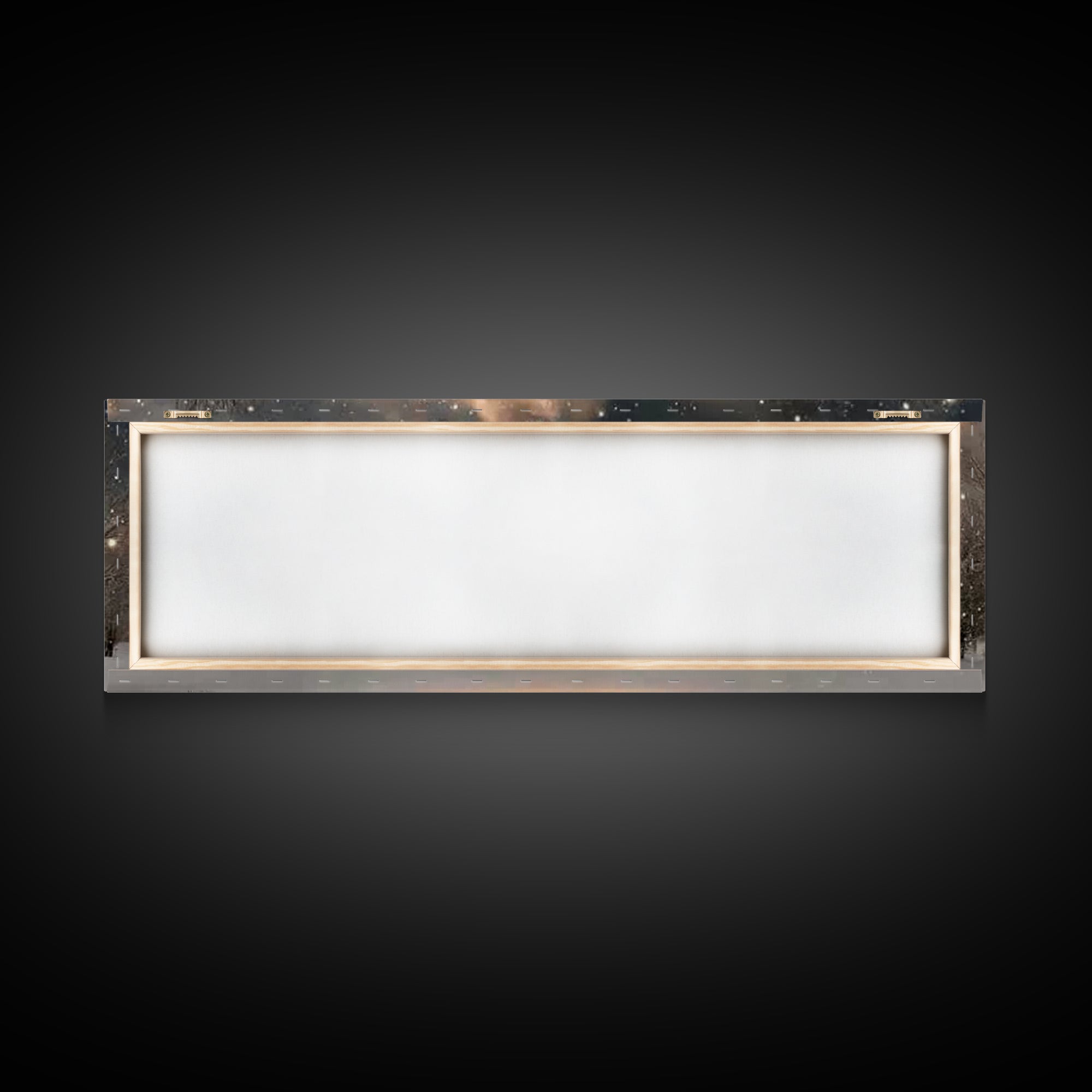 Snowfall Of Grace | Framed Canvas Print | Christian Art Canvas | Panoramic Wall Art | Christian Art | Christian Painting | Christian Gift
