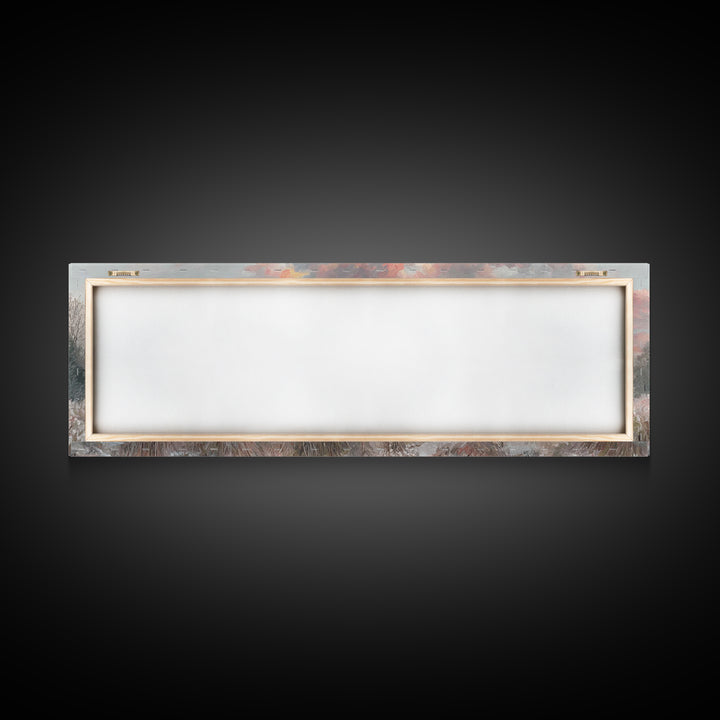 Dawn Of Mercy – Framed Canvas Print – Panoramic Wall Art – Christian Wall Art – Christian Art Canvas – Jesus Painting – Christmas Art