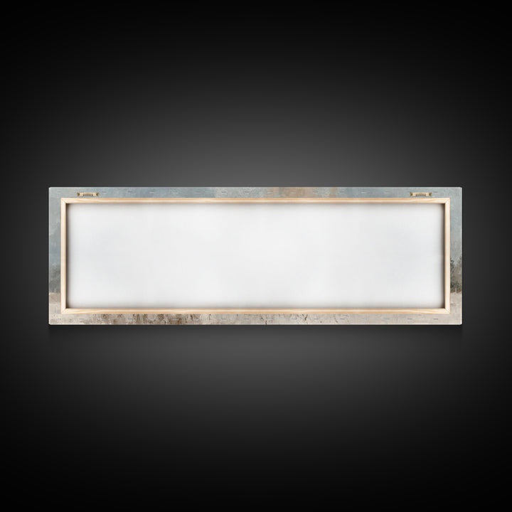 Winter Cross Light, Framed Canvas Print, Panoramic Art, Christian Art Canvas, Christian Wall Art, Christian Painting, Christmas Art