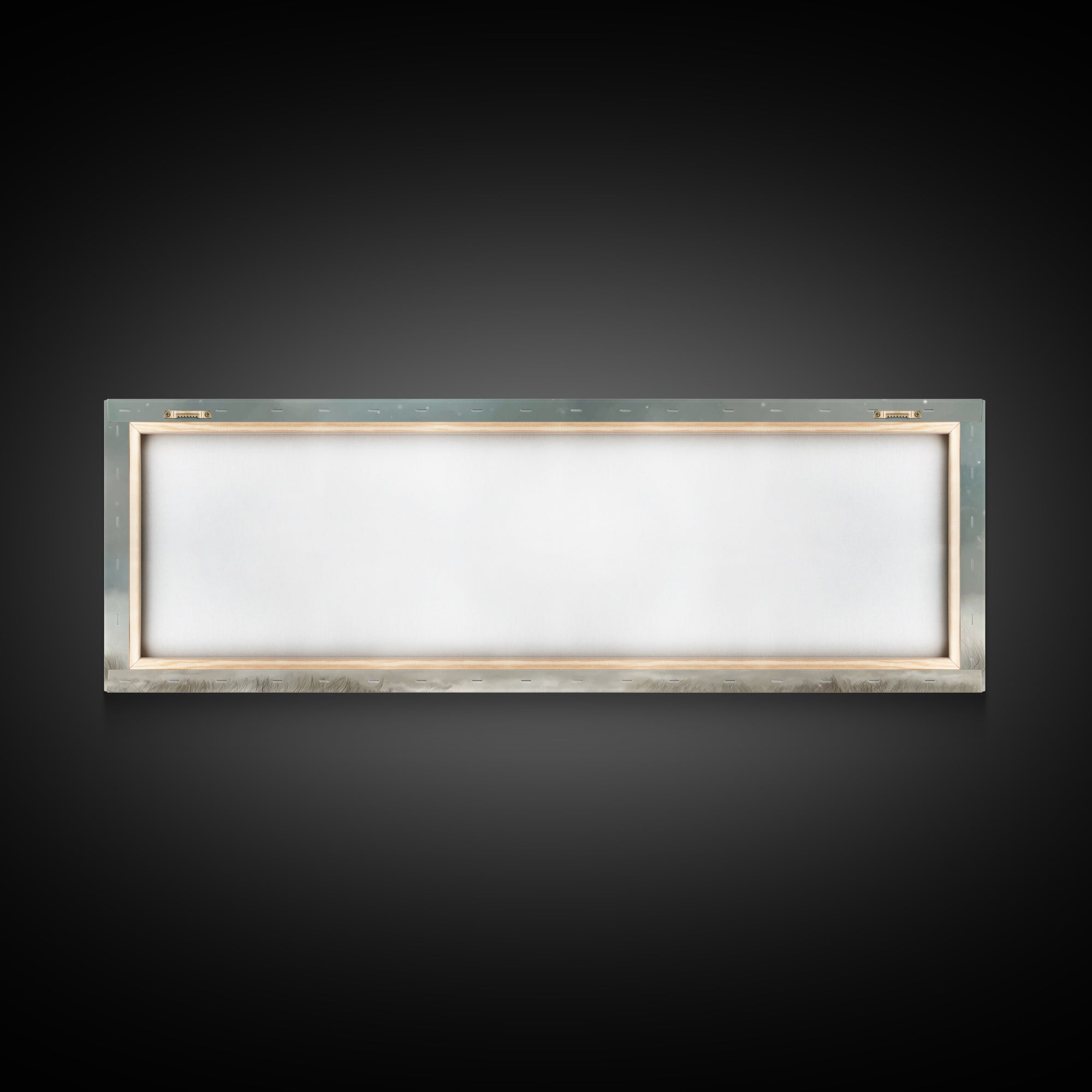 Heavenly Snow Path | Framed Canvas Print | Panoramic Painting | Christian Art | Christian Art Canvas | Jesus Painting | Christmas Art