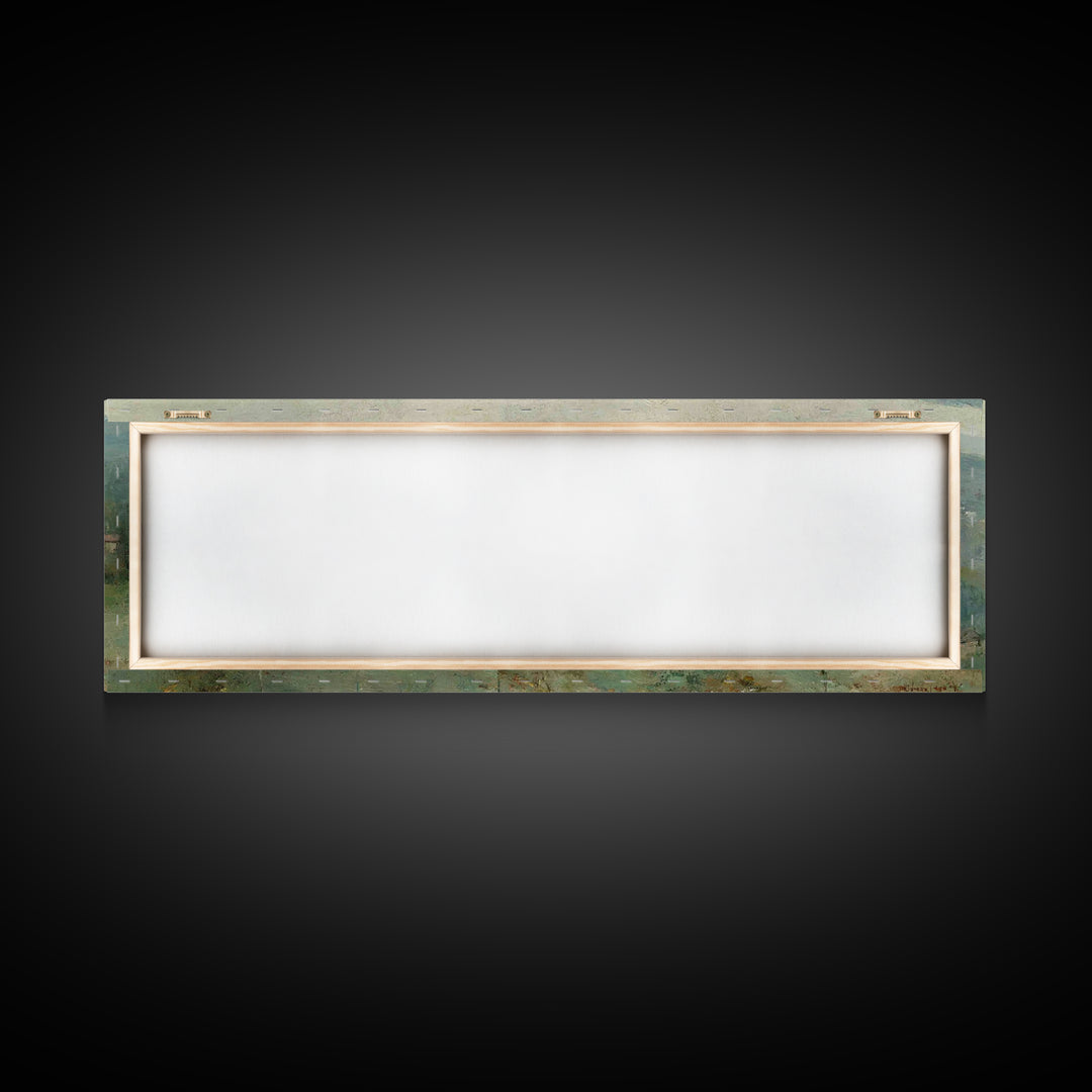 Bell Of Hope | Framed Canvas Print | Panoramic Art | Christian Wall Art | Christian Art Canvas | Christian Painting | Christian Christmas