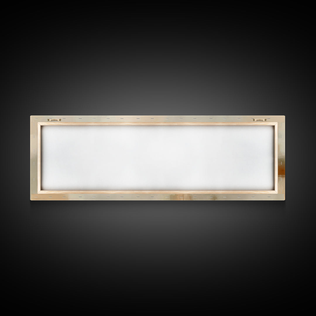 Faithful Horizon, Framed Canvas Print, Panoramic Print, Christian Art Canvas, Christian Painting, Christian Wall Art, Christmas Art