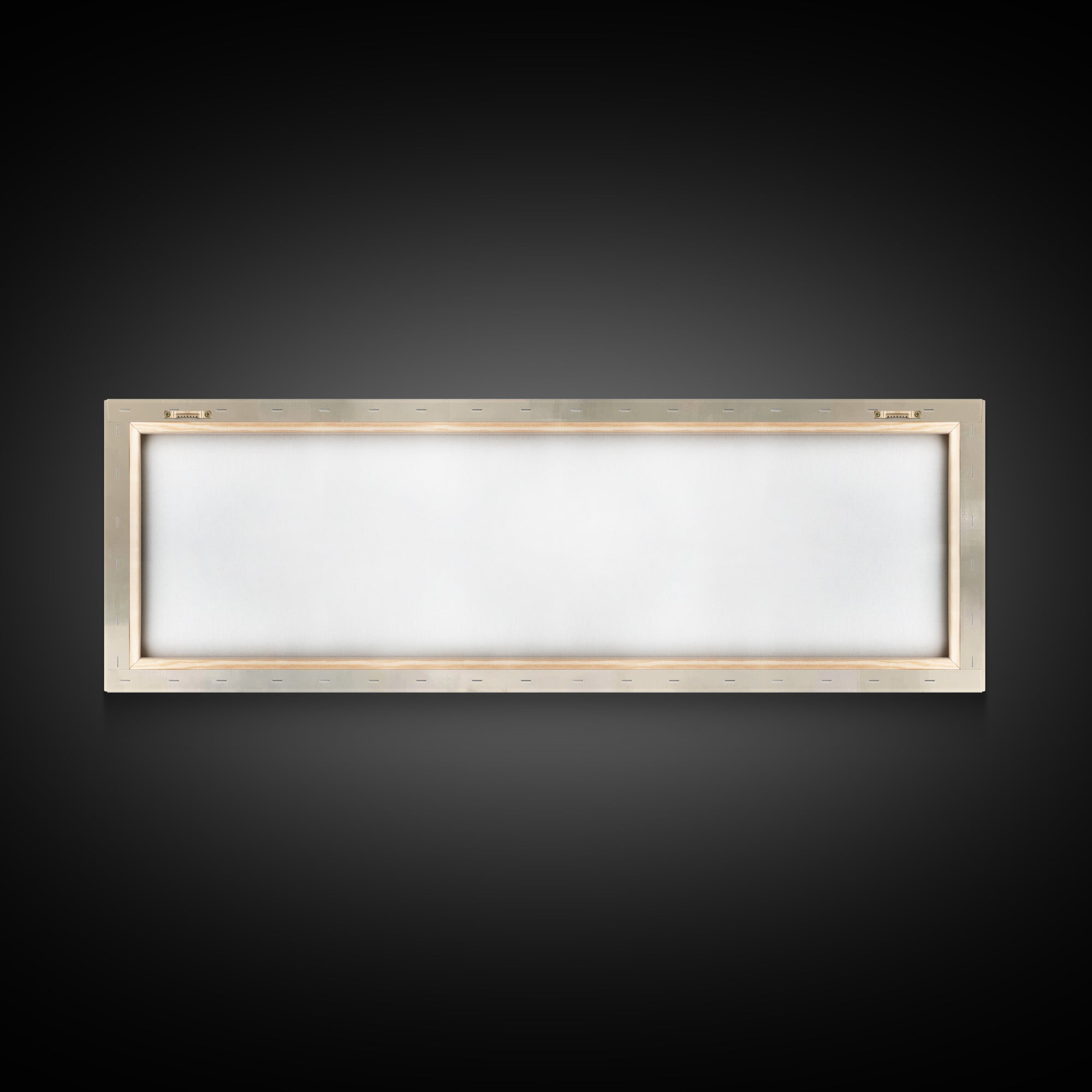 Humble Stable Offering - Framed Canvas Print - Christian Wall Art - Panoramic Painting - Christian Art Canvas - Christmas Art - Sacred Art