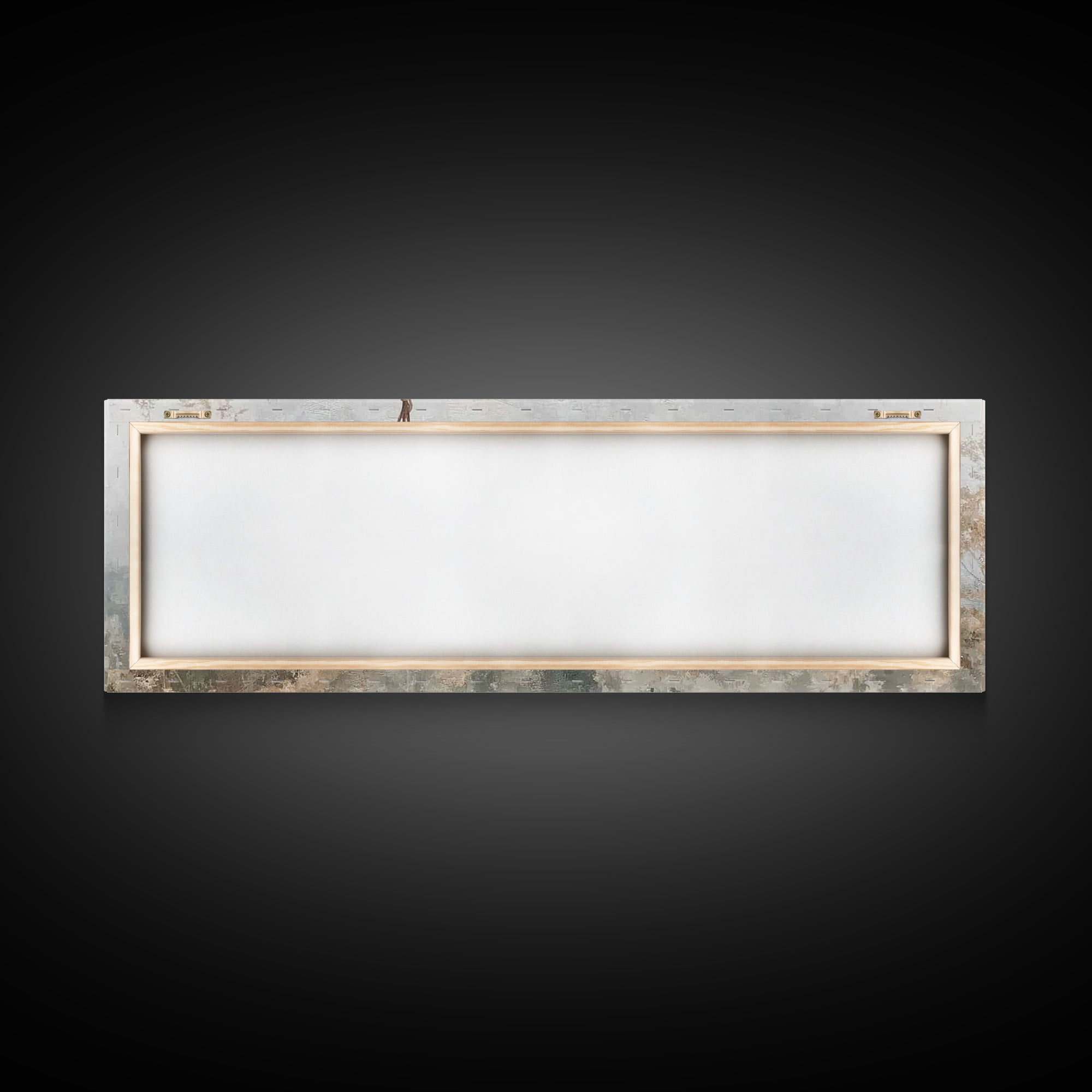 Silent Bell Echoes, Framed Canvas Print, Christian Art Canvas, Panoramic Painting, Christian Wall Art, Christian Painting, Christmas Art, v