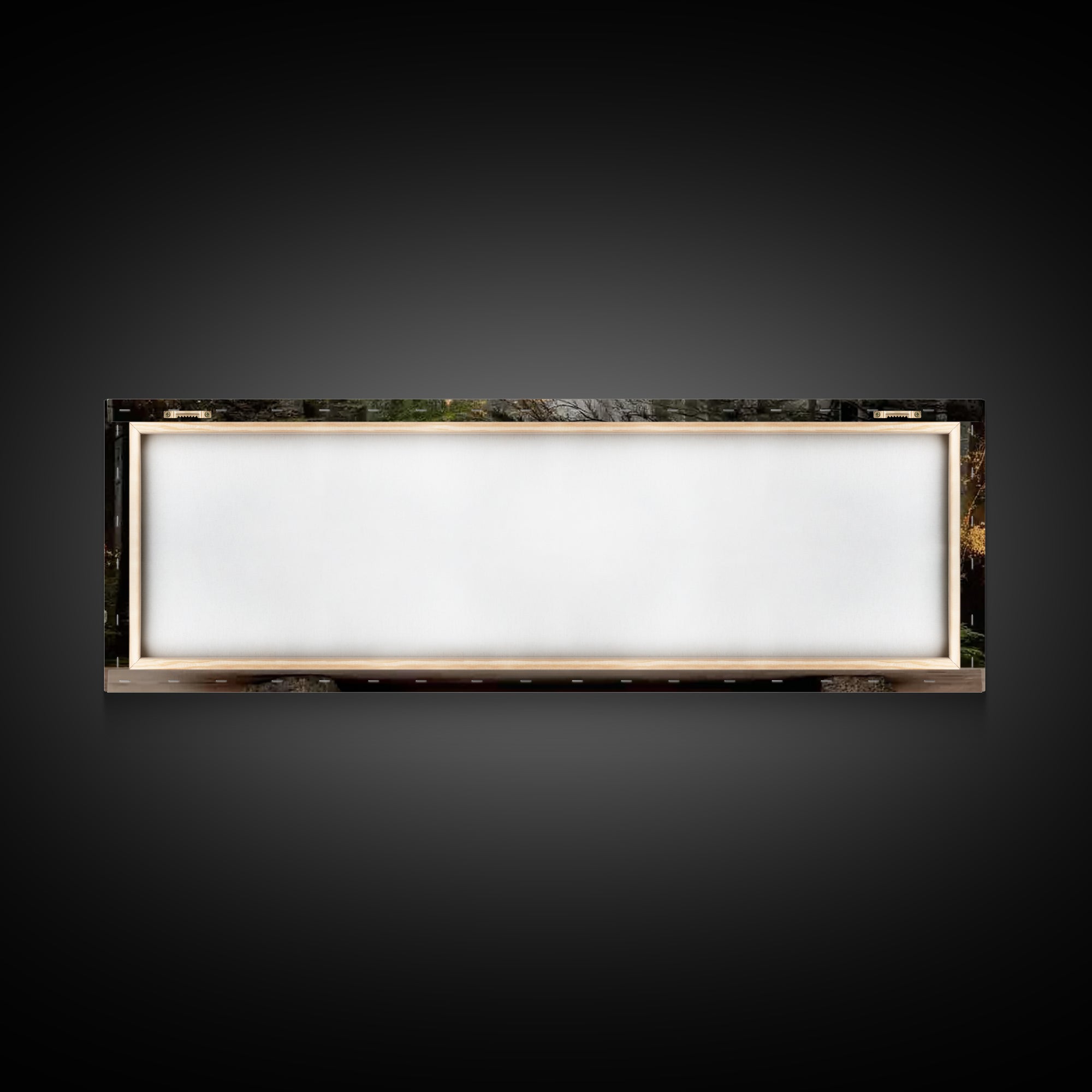 Scripture In Light - Framed Canvas Print - Christian Art - Panoramic Frame - Christian Wall Art - Christian Art Canvas - Christian Painting