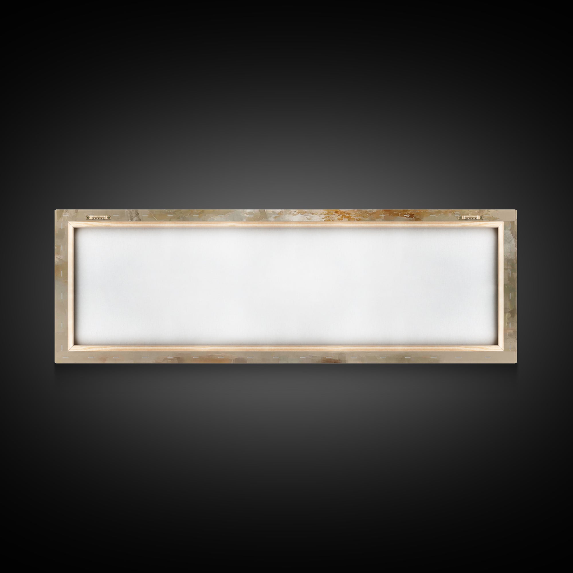 Woodland Gospel Peace, Framed Canvas Print, Christian Wall Art, Panoramic Print, Christian Art Canvas, Christmas Art, Christian Painting