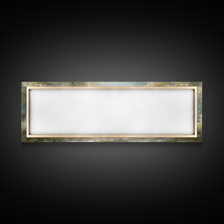 Heavenly Scripture Glow, Framed Canvas Print, Panoramic Wall Art, Christian Art Canvas, Christian Painting, Christian Wall Art, Christmas A