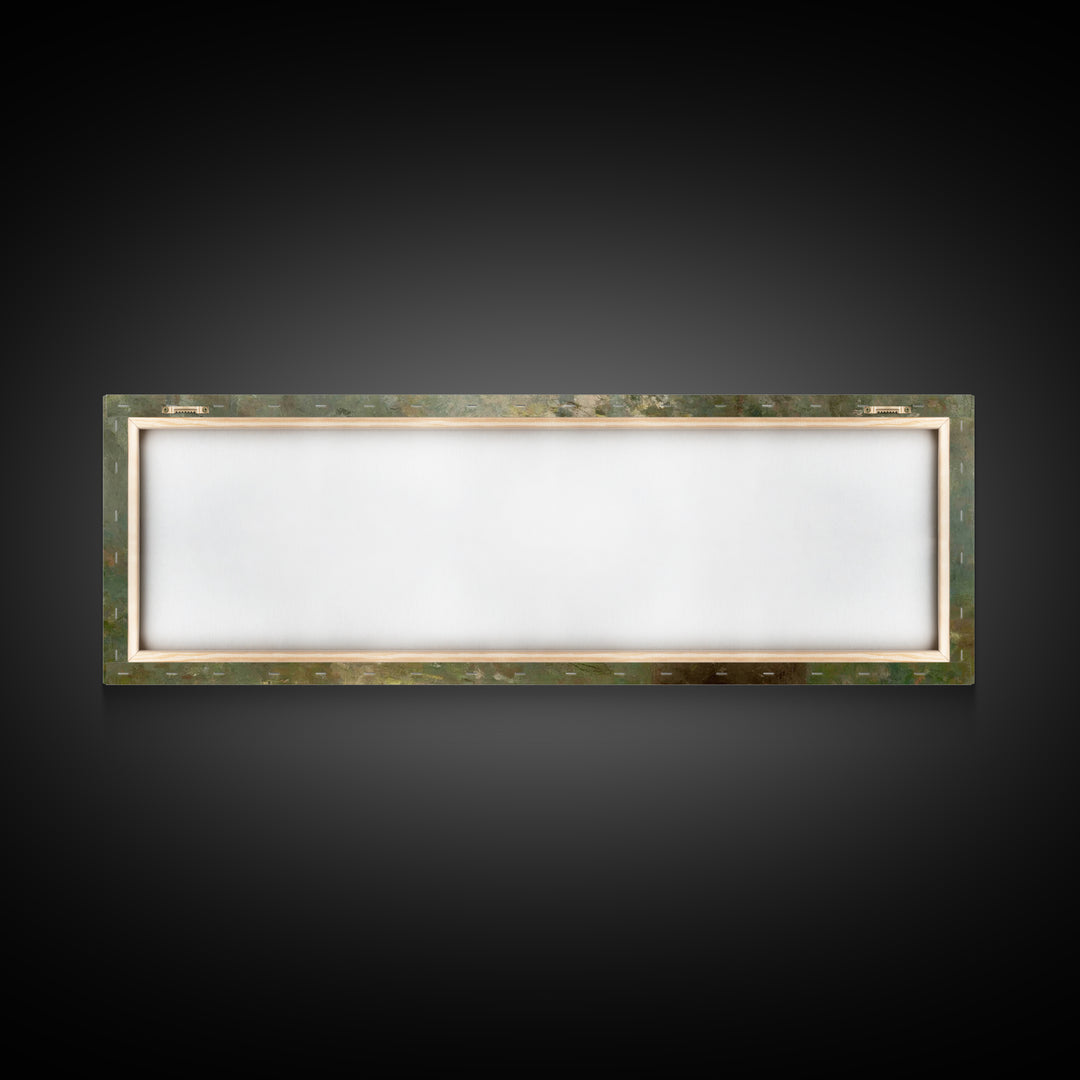 Mystic Bible Dawn | Framed Canvas Print | Panoramic Frame | Christian Wall Art | Christian Painting | Christian Art Canvas | Christmas Art