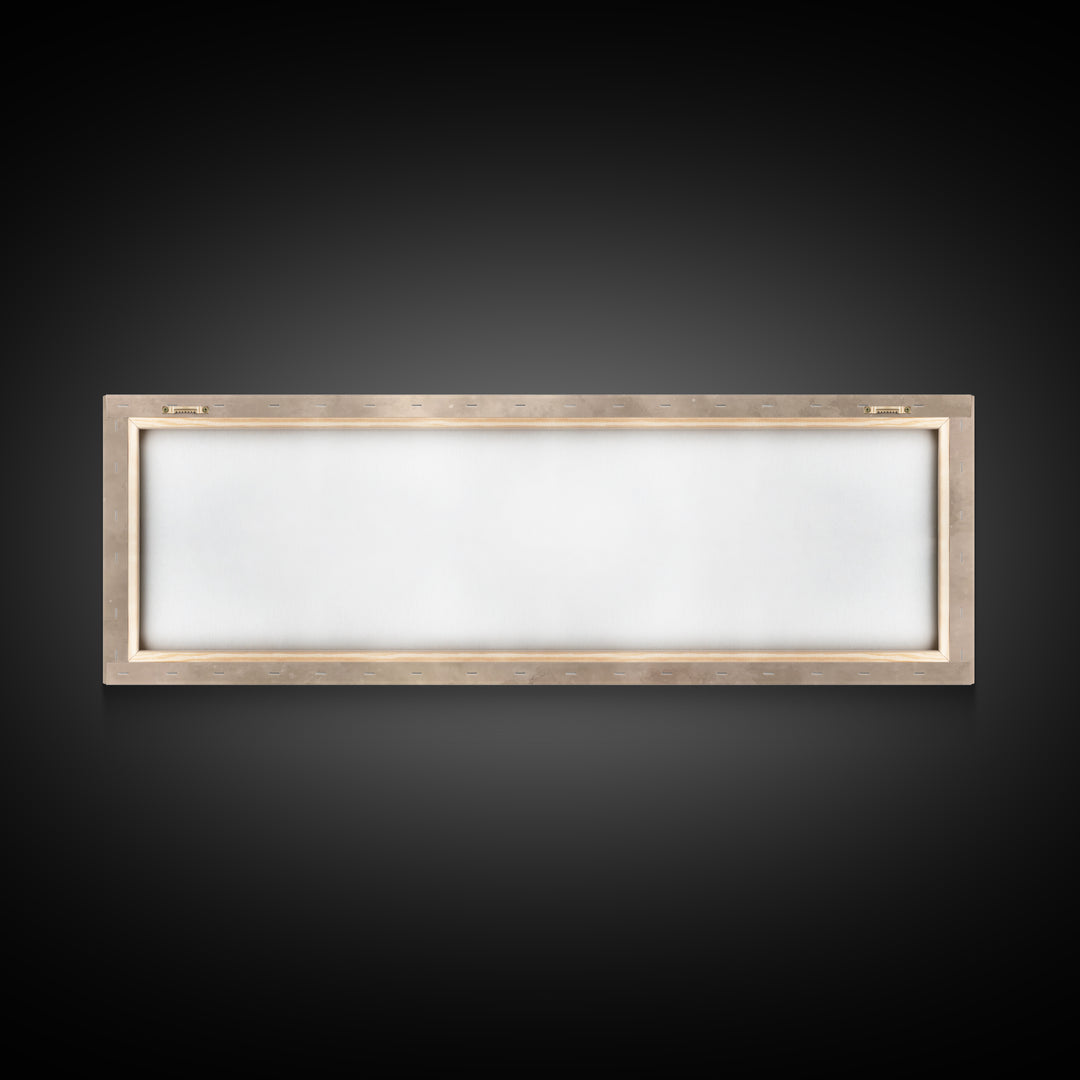 Candle Choir Blessing | Framed Canvas Print | Panoramic Wall Art | Christian Art Canvas | Christian Painting | Christmas Art | Christian Wa