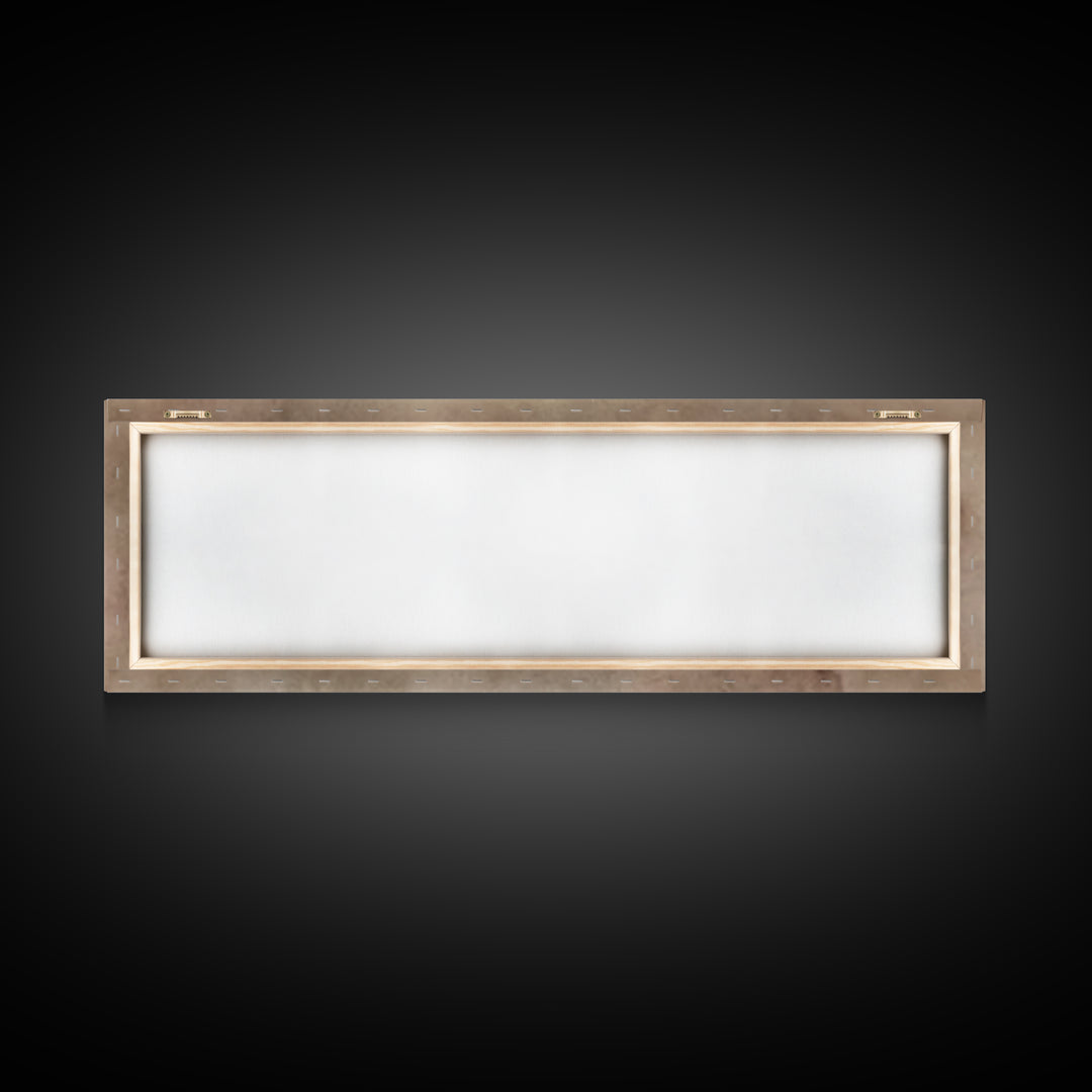 Angels In The Mist | Framed Canvas Print | Panoramic Painting | Christian Art Canvas | Christian Wall Art | Christian Painting | Christmas