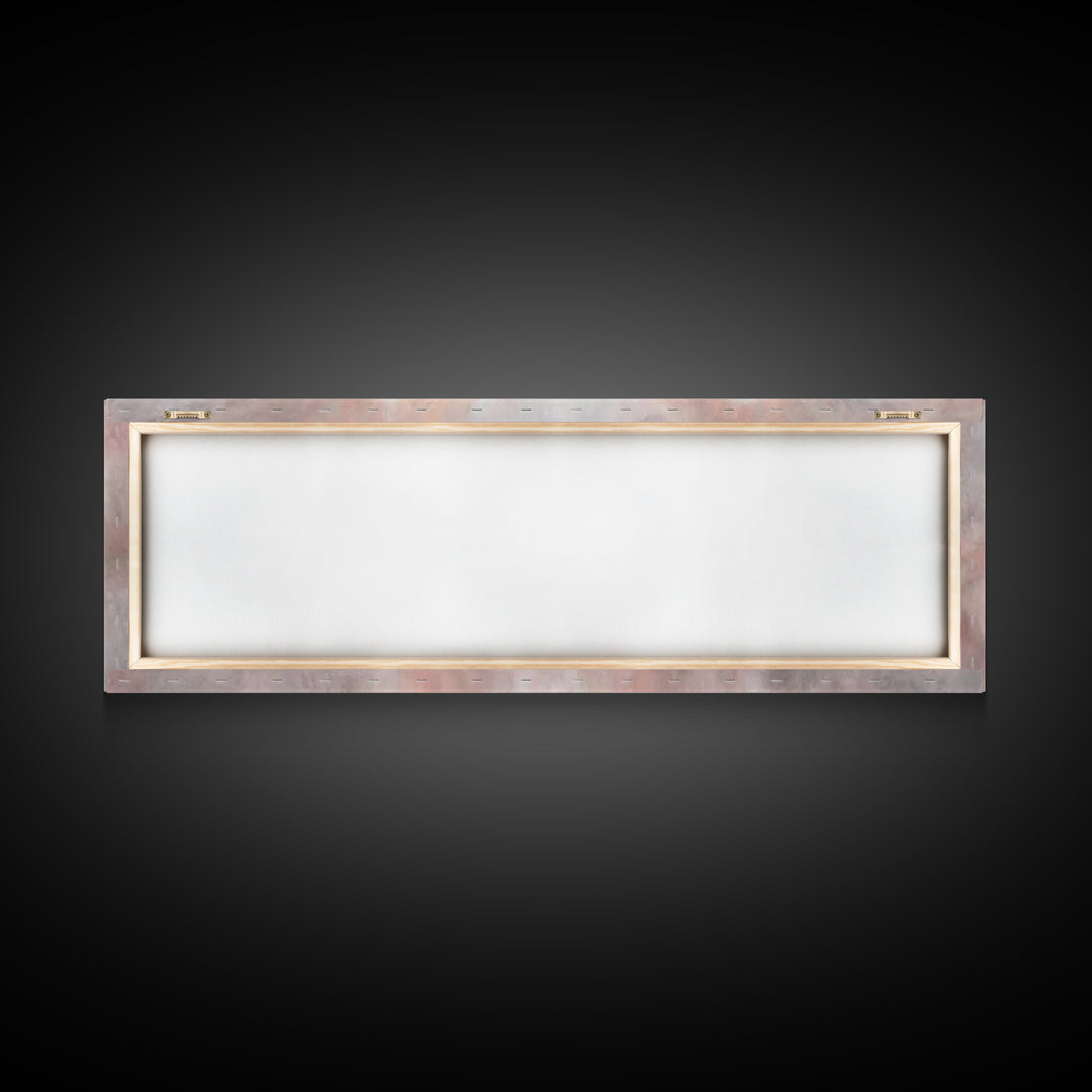 Radiant Angel Trio – Framed Canvas Print – Panoramic Wall Art – Christian Art Canvas – Christian Painting – Christmas Art – modern Christia